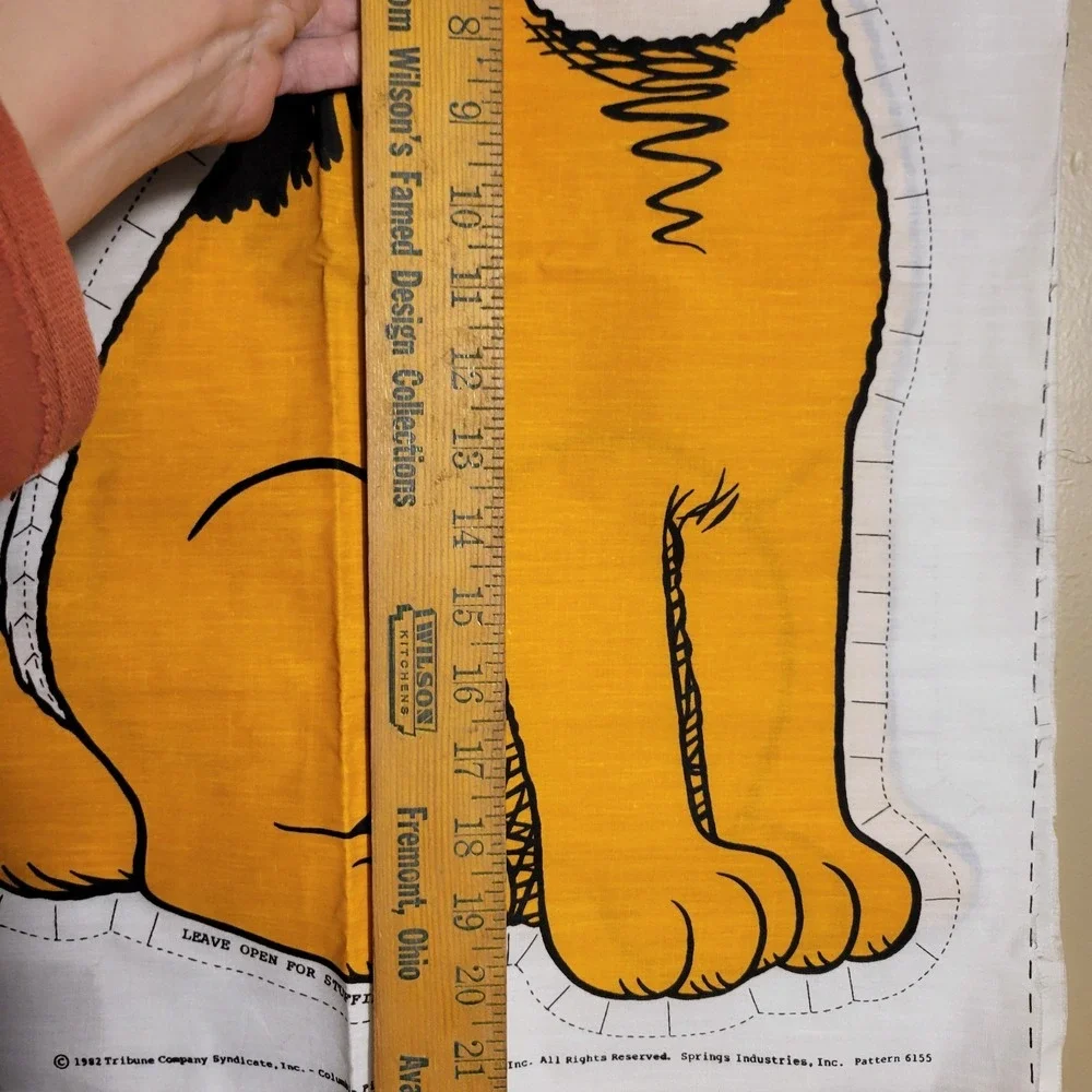 Vintage 1982 ANNIE'S Dog Sandy CUT & SEW Fabric Panel 20